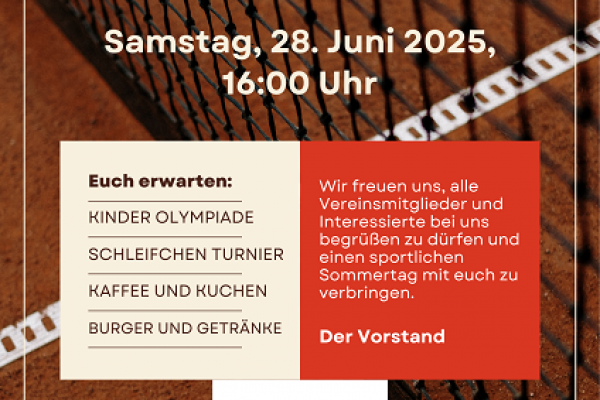 Unser Sommerfest am 28.06.2025